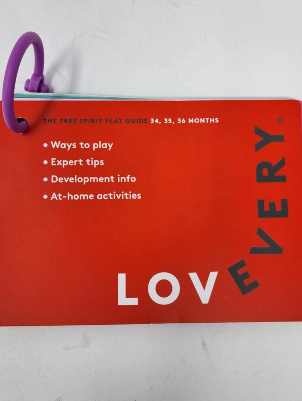 Lovevery Activity Booklet - 34, 35, 36 Month